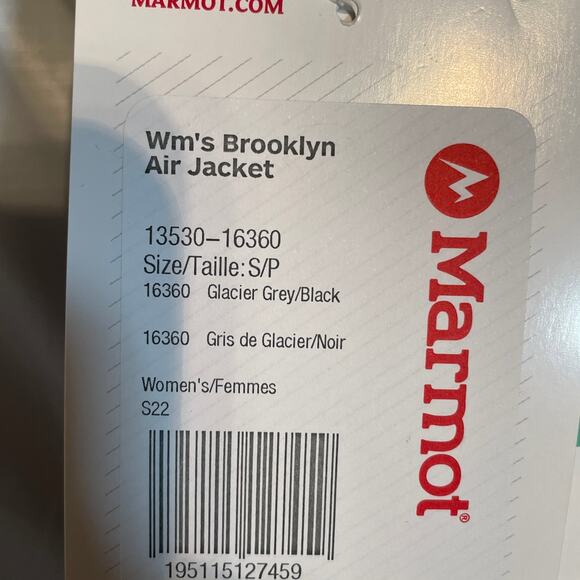 Marmot Women's Brooklyn Air Jacket - Glacier Grey small - Picture 6 of 9